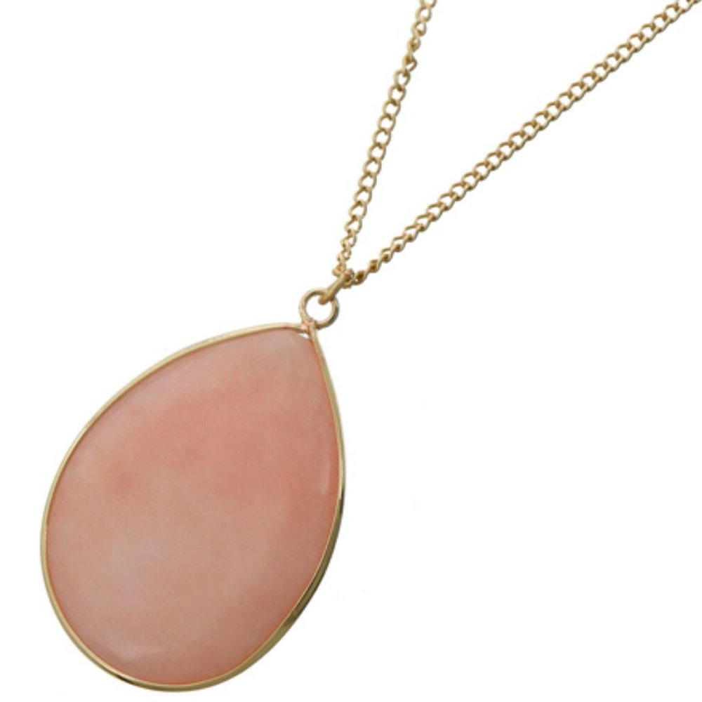 Semi Precious Stone / Teardrop /Long